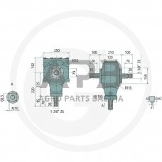 Kampinis reduktorius BONDIOLI & PAVESI 415S2081193G111