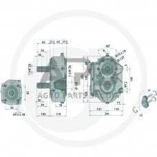 Kampinis reduktorius BONDIOLI & PAVESI 415ZBMS6005300010