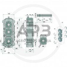 Kampinis reduktorius BONDIOLI & PAVESI 415ZBMS6046316020