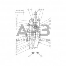 Kampinis reduktorius Comer 15480200 L-154-A 7.75:1