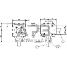 Kampinis reduktorius Comer 267008 T-27A