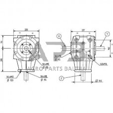 Kampinis reduktorius Comer 290755 T-290A