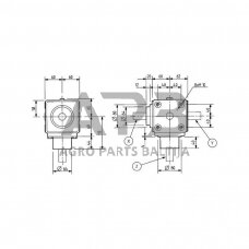 Kampinis reduktorius Comer 43509104014 Gear L-5A 1:1.9 7 KW