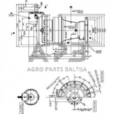 Kampinis reduktorius Comer 57170008580 PGA1602VM 16.2