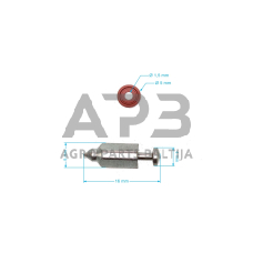 Karbiuratoriaus adatinis vožtuvas Briggs & Stratton nuo 3,5AG iki 4AG MAX, Quantum 5AG, 281144, 281178, 398188