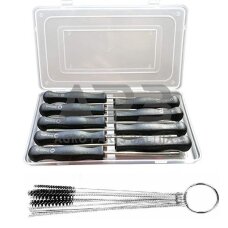 Karbiuratoriaus reguliavimo raktų rinkinys 8vnt. + šepečiai