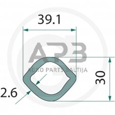 Kardano vamzdis Blueline 377377277