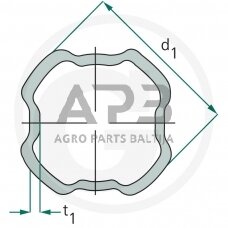 Kardano vamzdis BONDIOLI & PAVESI 415122091000R06