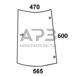 Kabinos šoninis stiklas kairės pusės 716810040421N Kabinos šoninis stiklas kairės pusės 716810040421N