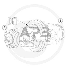 Kardano šarnyras Walterscheid 696754, 1696754 1 Kardano šarnyras Walterscheid 696754, 1696754 1