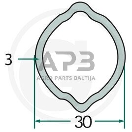 Kardano vamzdis Weasler 397720303300 1 Kardano vamzdis Weasler 397720303300 1