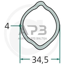 Kardano vamzdis Weasler 397720344300 1 Kardano vamzdis Weasler 397720344300 1