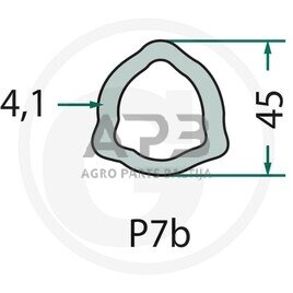 Kardano vamzdis Weasler 427612-5404-300 1 Kardano vamzdis Weasler 427612-5404-300 1