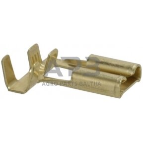 Kabelio antgalis 0.5-1.5mm² 6.3x0.8mm 50 vnt. LA9294