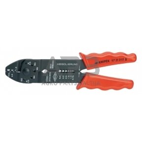 Kabelio antgalių užspaudimo replės Knipex TA9721215B