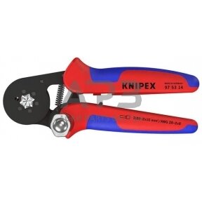 Kabelio antgalių užspaudimo replės Knipex TA975314