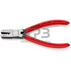 Kabelio antgalių užspaudimo replės Knipex TA9761145F