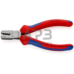 Kabelio antgalių užspaudimo replės Knipex TA9762145A