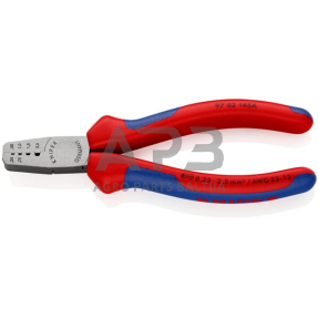 Kabelio antgalių užspaudimo replės Knipex TA9762145A