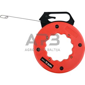 Kabelio traukimo įtaisas su metaliniu lynu 3x1.5mm x 15m