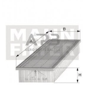 Kabinos fIltras karboninis MANN-FILTER CUK6046