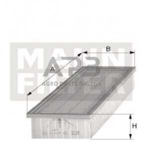 Kabinos fIltras MANN-FILTER CU3125