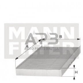 Kabinos fIltras MANN-FILTER CU3869