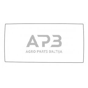 Kabinos priekinis stiklas apatinis D20006