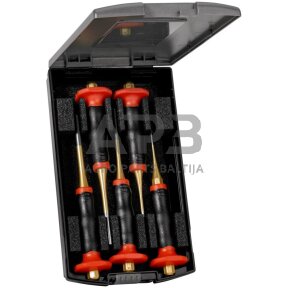 Kaiščių išmušėjų rinkinys 5vnt. su rankos apsauga RENNSTEIG