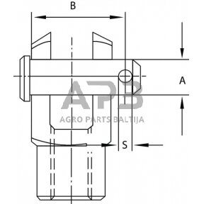 Kaištis 12x29.5mm 143412H1135295