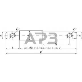Kaištis Toplink 25,00 mm x 32,00 mm x 25,00 mm Z332243KR