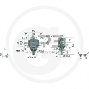 Kampinis reduktorius BONDIOLI & PAVESI 415S1020100G333