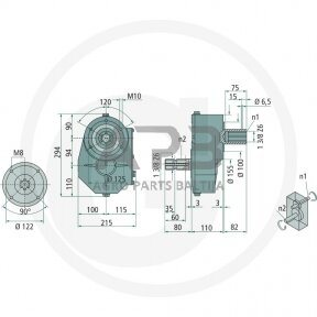 Kampinis reduktorius BONDIOLI & PAVESI 415ZBMS6015306010