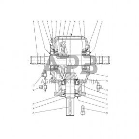 Kampinis reduktorius Comer 312730 T-312A