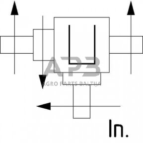 Kampinis reduktorius Comer 43509312780 T-313J, 1.93:1, 40.4 KW