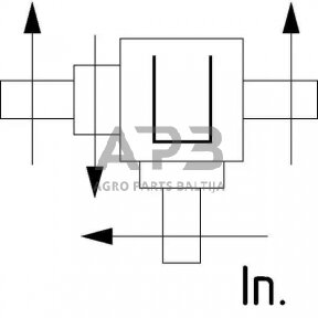 Kampinis reduktorius Comer 43509312780 T-313J, 1.93:1, 40.4 KW