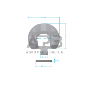 Karbiuratoriaus plūde Briggs & Stratton išmatavimai: 16,6 x 39,5 x 16,5 mm 398187