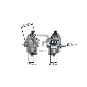 Karbiuratorius žoliapjovėms T475, kinija