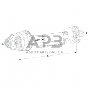 Kardanas Walterscheid PWE 480 694688