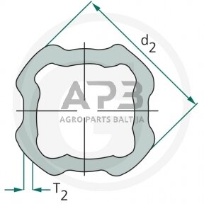 Kardano vamzdis BONDIOLI & PAVESI 415122521000R06