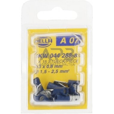 Kabelio antgalis 1.5-2.5mm² 6.3x0.8mm, Hella 8KW044288812 4 Kabelio antgalis 1.5-2.5mm² 6.3x0.8mm, Hella 8KW044288812 4