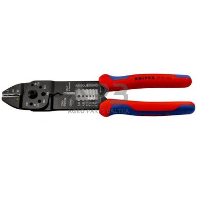 Kabelio antgalių užspaudimo replės Knipex TA9721215