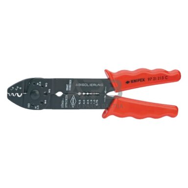 Kabelio antgalių užspaudimo replės Knipex TA9721215C
