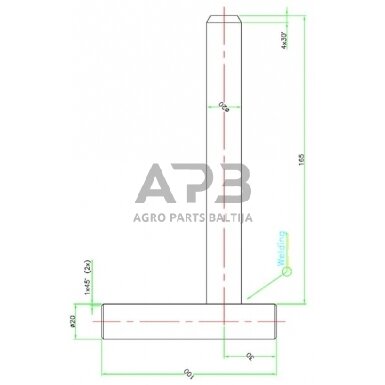 Kaištis SP9PEN2 1 Kaištis SP9PEN2 1