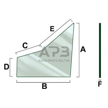 Kabinos stiklas VPM7126 Kabinos stiklas VPM7126