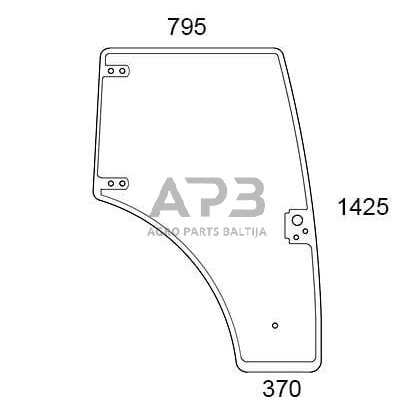 Kabinos durų stiklas dešinės pusės 84396432N Kabinos durų stiklas dešinės pusės 84396432N