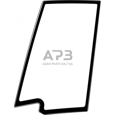 Kabinos durų stiklas viršutinis LH D60005 Kabinos durų stiklas viršutinis LH D60005