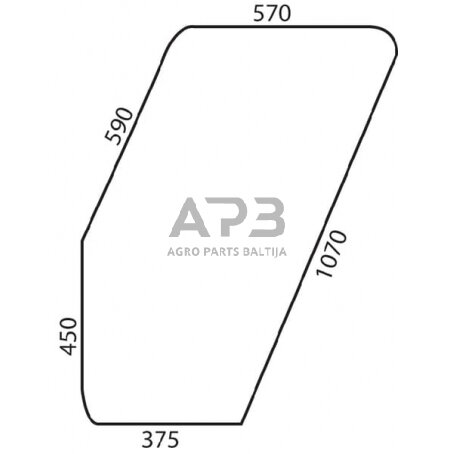 Kabinos durų stiklas D9004 Kabinos durų stiklas D9004