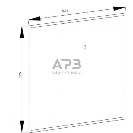 Kabinos durų stiklas viršutinis 69117912 Kabinos durų stiklas viršutinis 69117912