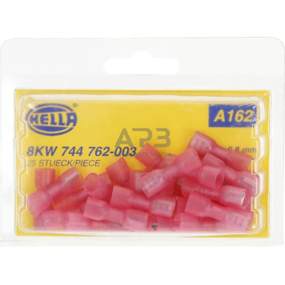Kabelio antgalis 0.5-1mm² 4.8x0.8mm, 25 vnt. Hella 8KW744762003 4 Kabelio antgalis 0.5-1mm² 4.8x0.8mm, 25 vnt. Hella 8KW744762003 4